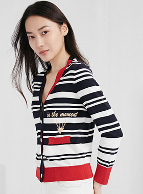 皇冠敦奴女装官方旗舰店专柜正品清仓折扣代购2021秋季新款针织女