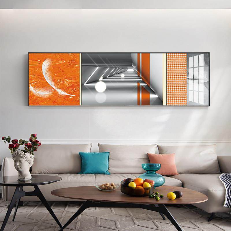 卧室床头装饰画现代简约客厅沙发背景墙挂画轻奢抽象房间晶瓷壁画,家居饰品,现代装饰画,淘宝优惠券,粉丝福利购,淘宝优惠卷