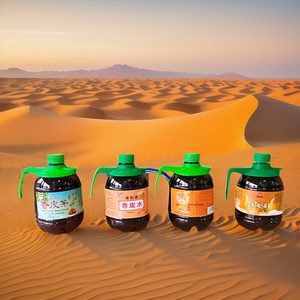 甘肃敦煌杏皮水大桶杏皮茶1.5L双元醉沙州老敦煌敦飞煌实惠桶装