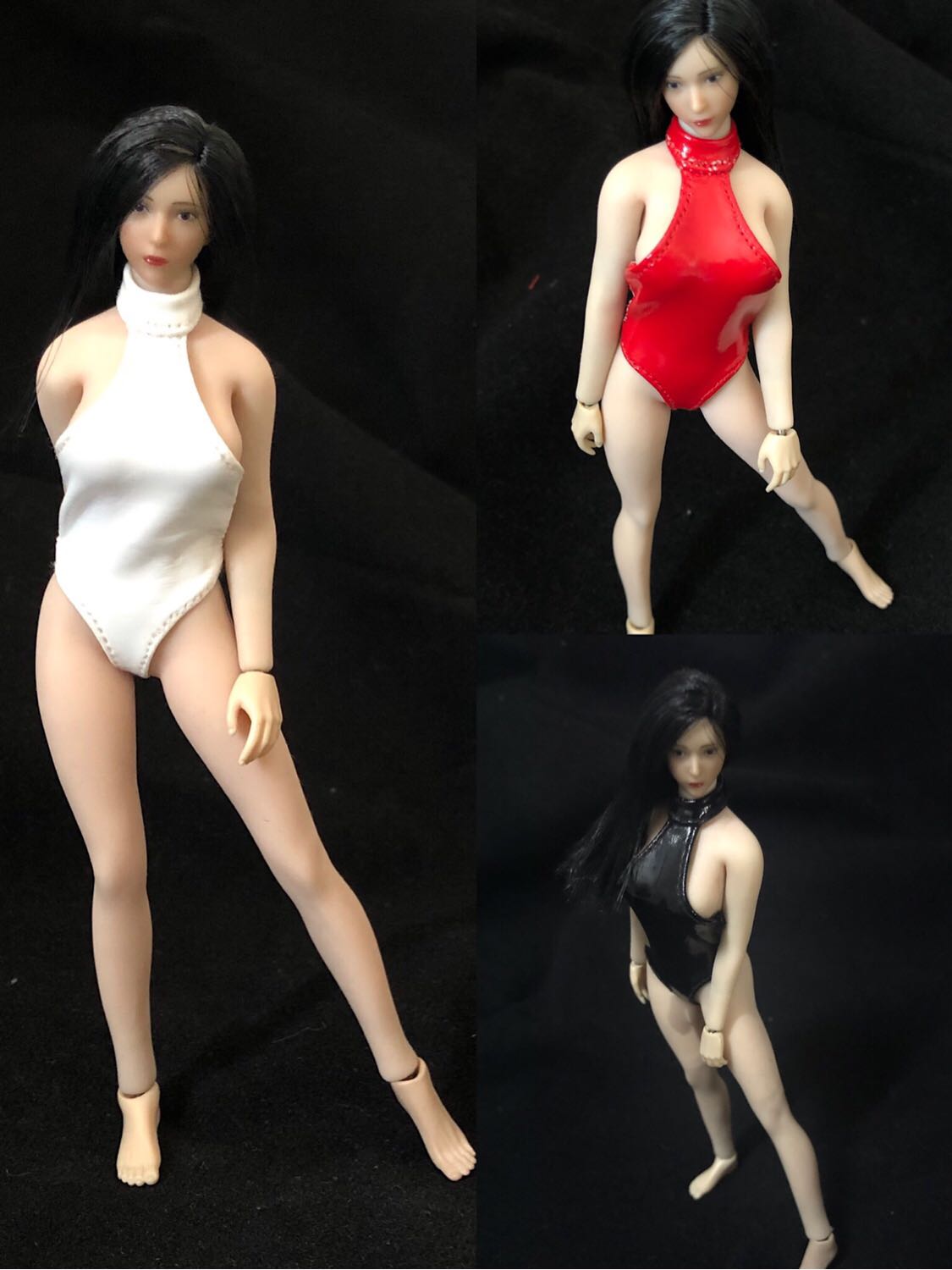 现货 1/12  尼尔 2b 小姐姐同人泳衣套装 1:12 tbl包胶素体可穿