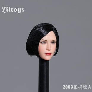 现货Ziltoys 1/6女兵人头雕Z003 生化危机美女艾达王 头雕