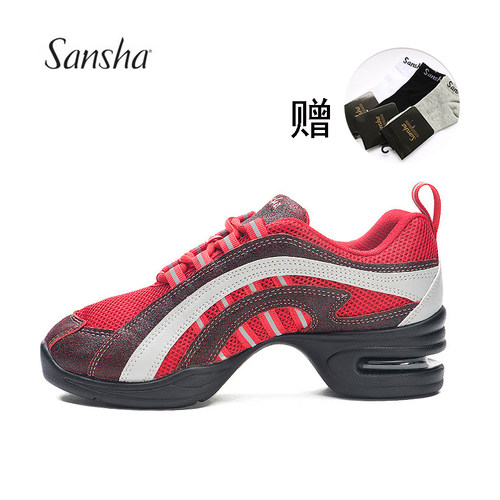 女网面增高运动鞋舞蹈鞋三沙