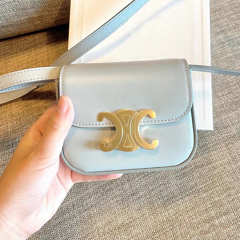 凯旋门迷你小包包女2023新款斜挎单肩包mini零钱包口红包真皮女包