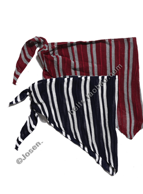 复古港风针织女装饰屁帘配裤子裙子三角条纹小众叠穿腰带披肩腰巾