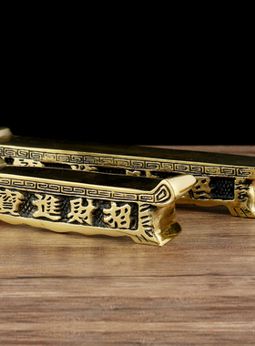 佛具佛堂家用招财地主贡台拜财神供奉供台杯托茶水杯酒杯纯铜贡台