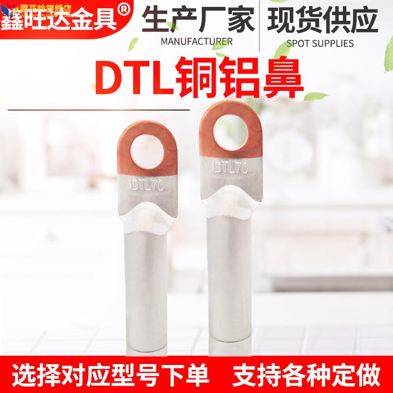 DTL-25平方 铜铝鼻子铜铝过渡接线端子 铝线电缆接头 厂标B级