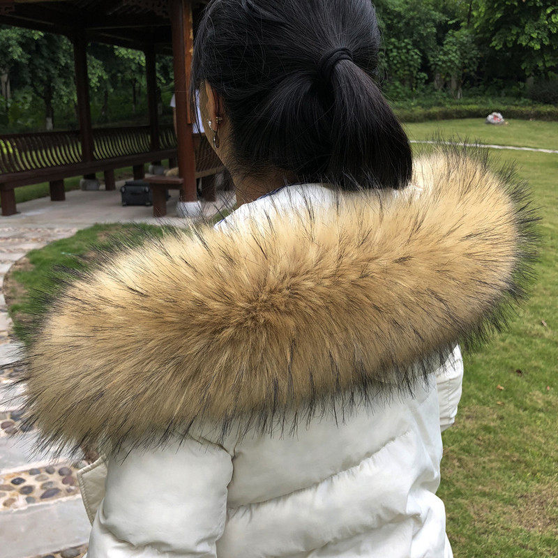 粉色羽绒服帽子帽条棉服毛领子女单买大衣白色毛领单卖百搭通用女