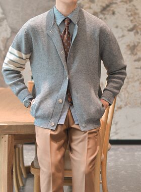 秋冬季新品轻熟风毛衣夹克韩式