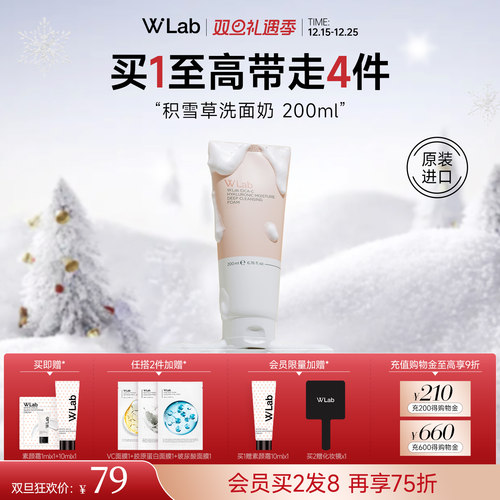 W.Lab大福留积雪草洗面奶