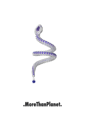 MoreThanPlanet蜿蛇串珠开口戒