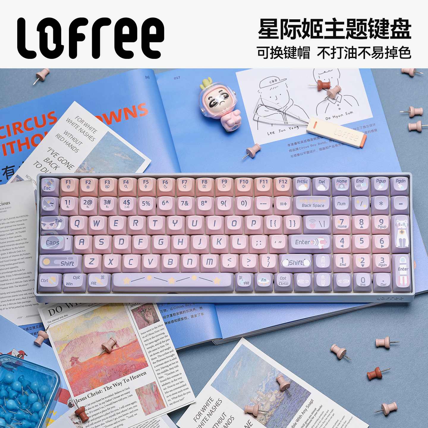 洛斐【星际姬】主题机械键盘