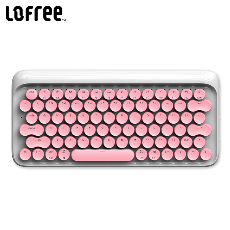 LOFREE/Âåì³ DOTÔ²µãÀ¶ÑÀ»úе¼üÅÌ MAC°ì¹«±Ê¼Ç±¾ÎÞÏßÇàÖá¼üÅÌ