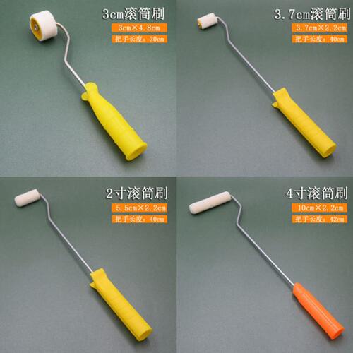 外贸羊毛拇指滚筒刷乳胶漆油漆涂料墙面刷漆工具2寸4寸6寸细毛辊