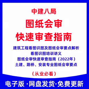 中建图纸会审快速审查指南房屋市政安装看图识图培训课件审查要点