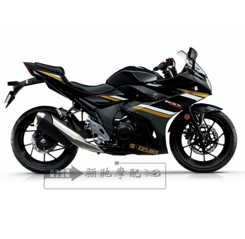 适用铃木gsx250r abs摩托车贴花黑色复古版原厂贴花侧边贴