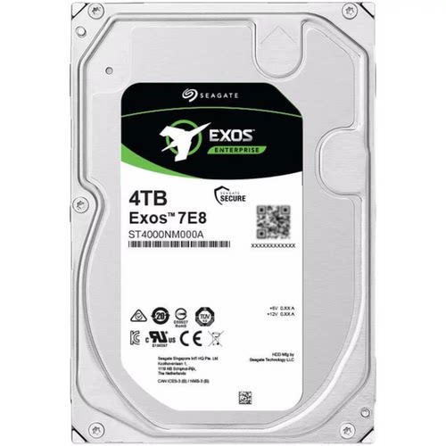 Seagate希捷ST4000NM000A银河企业级4T 7200转NAS机械硬盘垂直4TB