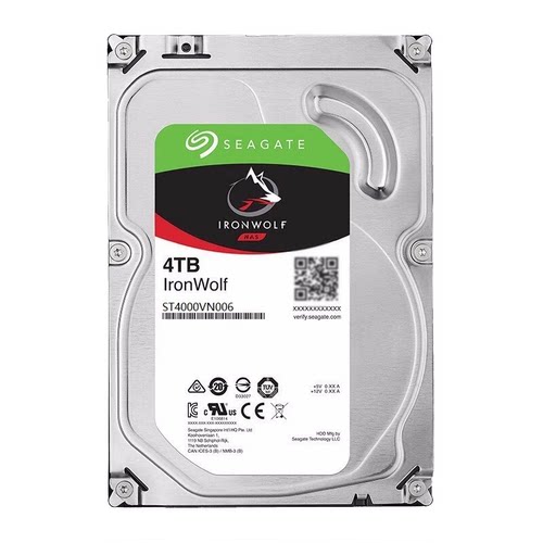 Seagate/希捷 ST4000VN006 4tb酷狼网络存储NAS企业级机械硬盘4t