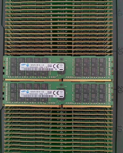 三星16GB 2R4 2133P ECC REG DDR4服务器内存条 M393A2G40EB1-CPB