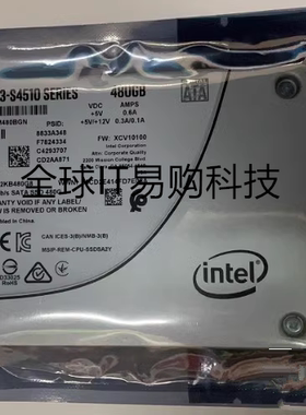 Intel SSD D3-S4510 480G SATA 6Gb SSDSC2KB480G8固态企业级硬盘