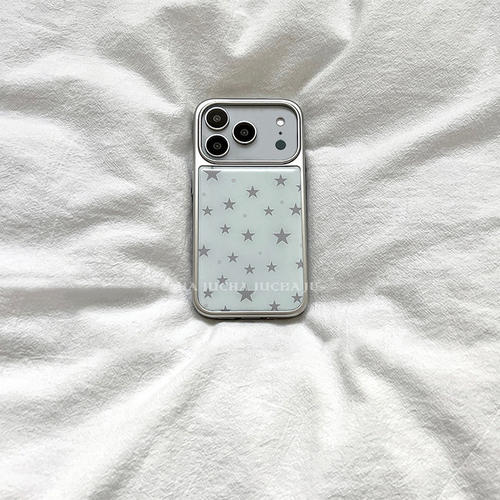 奶油灰色星星适用iPhone18promax苹果17手机壳16/15/14/13/12/11荣耀600小米17华为mt80套p90少女vivos60OPPO