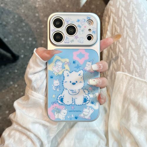 可爱小狗适用iPhone17promax苹果16手机壳15pm可爱14新款13女12荣耀600三星s26小米17vivoS60华为p90OPPO外壳