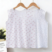 薄款 中老年女士背心纯棉宽松老太太奶奶全棉妈妈内衣老人汗衫 夏季