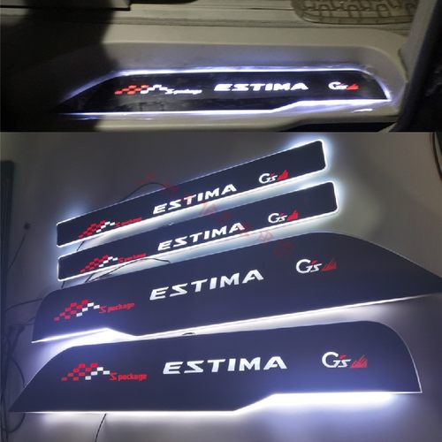 适用于 ACR50 大霸王 ESTIMA GS款 流光走煤油灯迎宾踏板 LED门槛