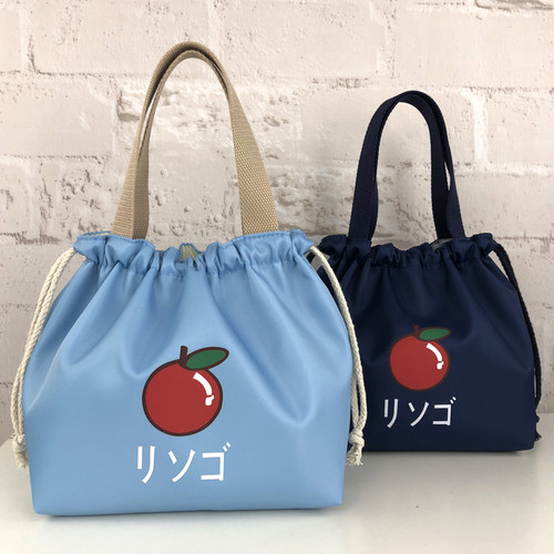 防水日式可爱手提包饭盒袋子
