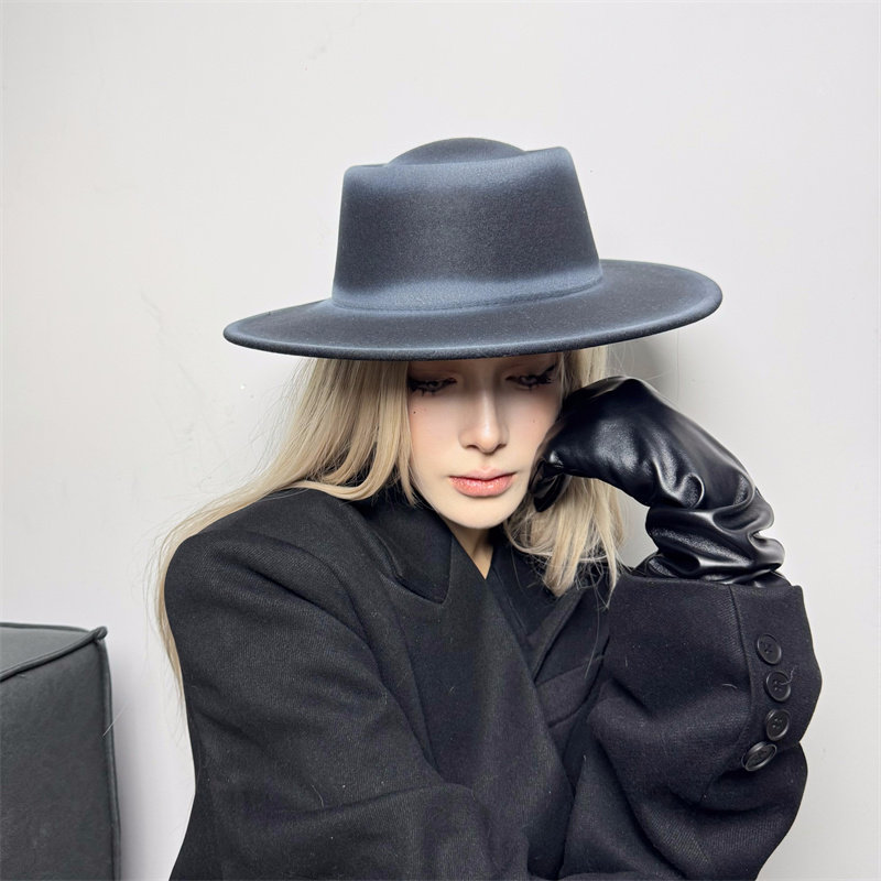 秋冬英伦复古渐变色百搭仿毛呢凹凸顶大檐毛呢毡帽赫本风礼帽女潮,服饰配件/皮带/帽子/围巾,帽子,淘宝优惠券,粉丝福利购,淘宝优惠卷