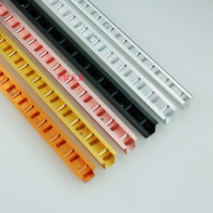 立柱货架服装展示架梯柱铝合金梯形柱服装衣架服装立柱