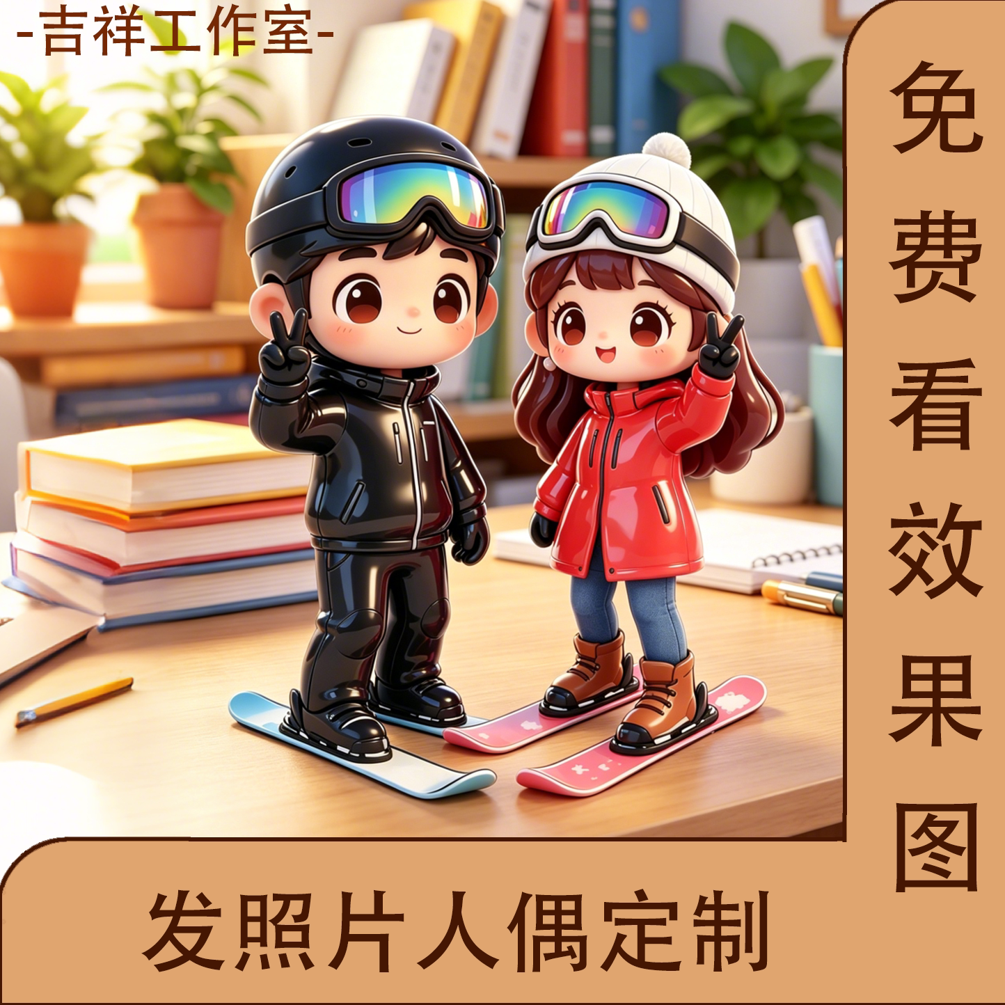 3D打印角色定制新婚礼物生日礼物图片