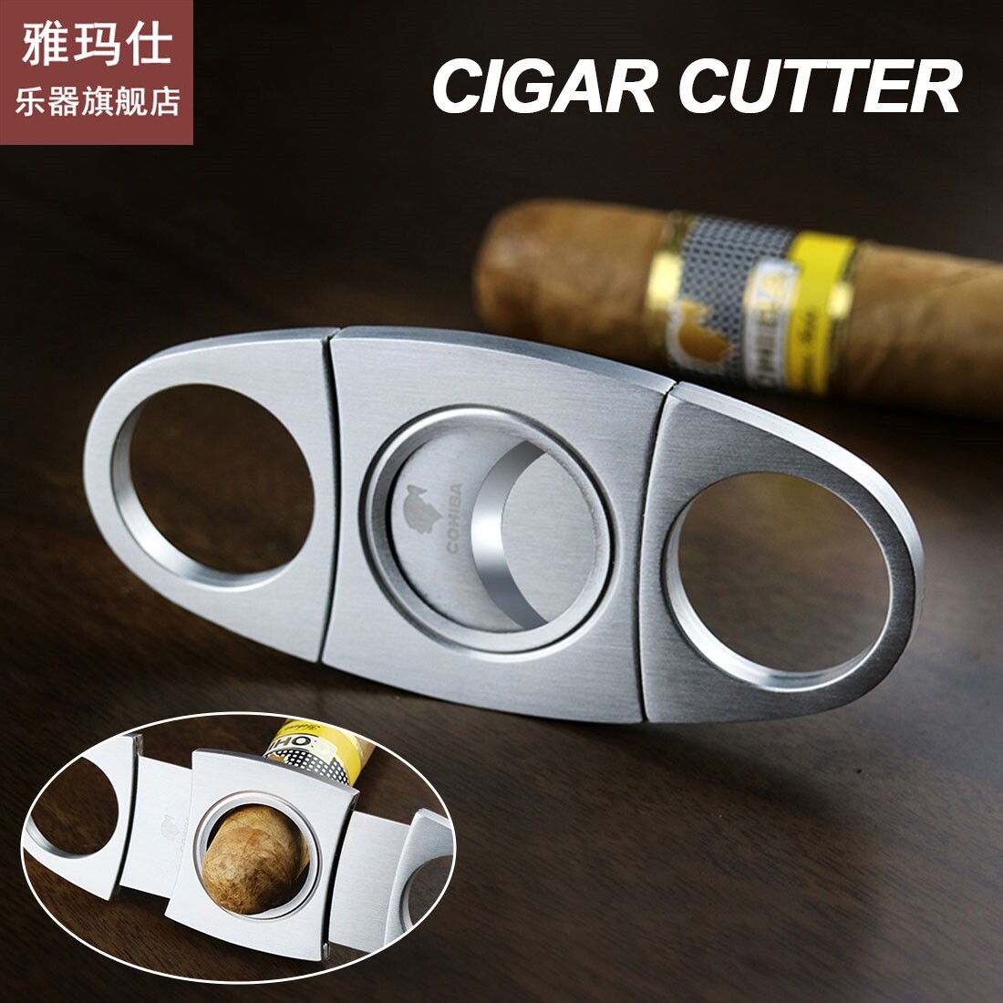 cigar cutter stainless steel cigar accessories new metal cla
