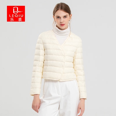 乐裘2025冬季鹅绒羽绒服内胆女短款轻薄内穿时尚保暖内穿马甲外套