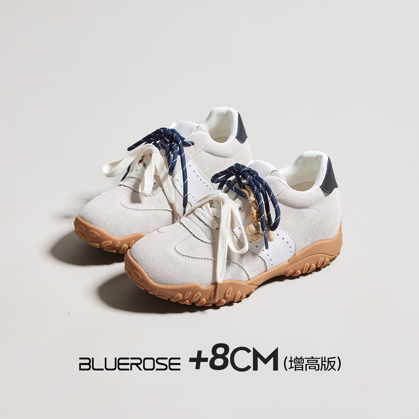 厚底运动休闲薄款女鞋子2026春季新款软底轻便不累脚德训阿甘鞋子