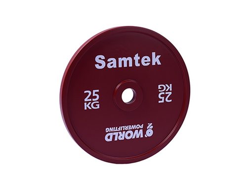 Samtek杠铃钢制力量举大薄片WP认证高精度0.15%以内误差铃片定制