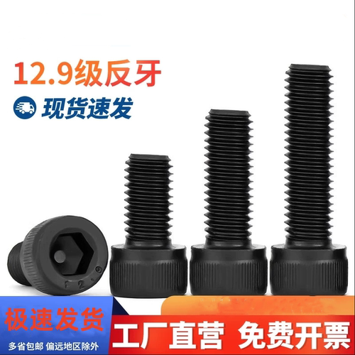 12.9级反牙内六角螺栓M6~M24