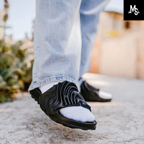 Crocs联名指纹运动休闲拖鞋