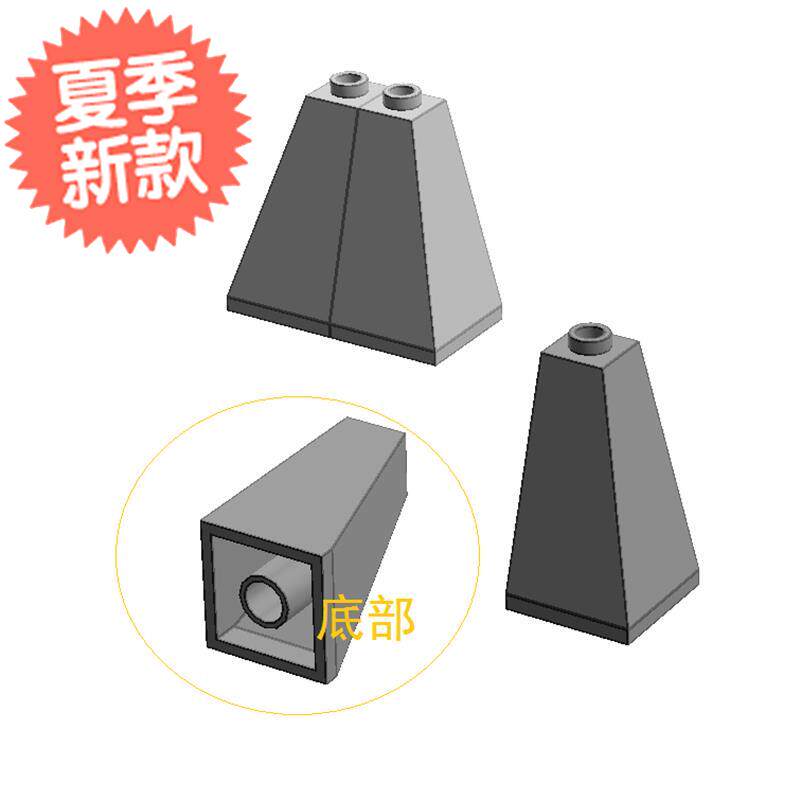 3685深灰33色 小颗粒积木散件 2x2x3转角斜坡 4片|ruв категории игрушка/коляска/головоломка/блоки/модель, Другие игрушки - от Buy2taobao.com для оказания профессиональной услуги покупки агента Taobao