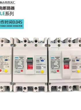SRKRKM1LE三相保护塑壳漏电断路器漏电RKM1LE-100/330020A