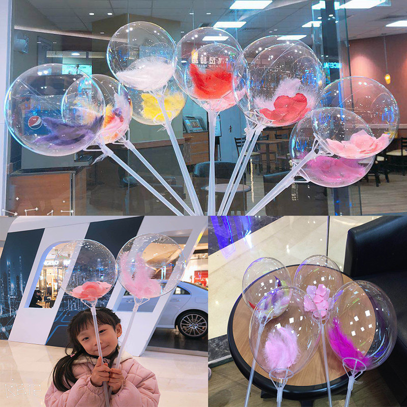 ins Net Red transparent The opening balloon Bobo ball Stall square Drainage gift Push Scan code Small giftsin the Festive supplies/Gift , Other Festival Gifts  category - from Buy2taobao.com to provide professional Taobao agent buy service