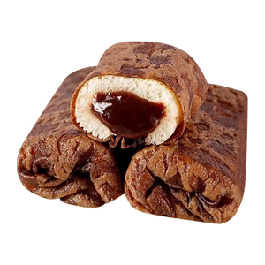 爆浆黑巧克力毛巾卷蛋皮吐司夹心面包无早餐健康蔗糖整箱营养蛋糕