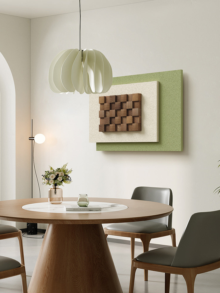 立体实木胡桃推拉表箱装饰画高档客厅餐厅配电箱挡挂画