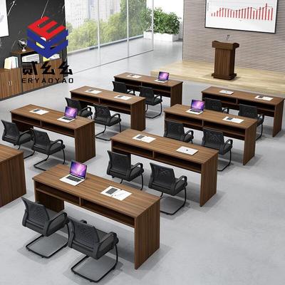 办公家具职员培训桌会议桌长桌校园学生课桌椅组合双人三人条形桌