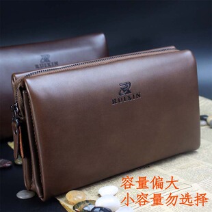 手拿包男韩版 手包大容量皮手包软青年时尚 潮手抓包大 男士 2019新款