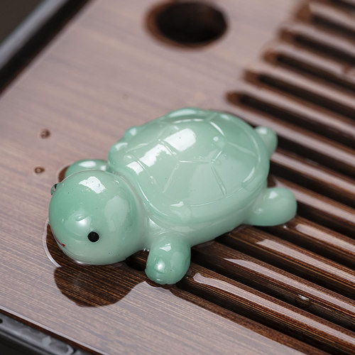 静之自然可爱小乌龟茶宠摆件