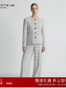 LAFAYETTE148/拉飞逸 箱型维希格粗花呢外套夹克