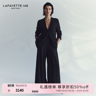 长裤 高腰褶裥裙裤 拉飞逸轻薄款 LAFAYETTE148