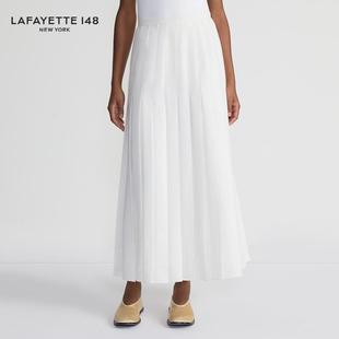 拉飞逸钉珠百褶半裙 LAFAYETTE148 明星同款