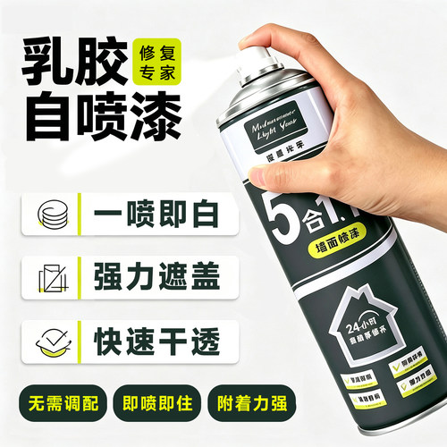盛夏光年乳胶漆墙面自喷速干漆