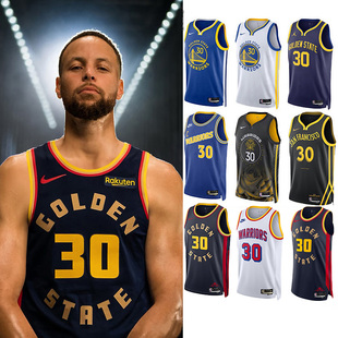 酷动城正品 背心FQ4342 NIKE耐克勇士30斯蒂芬库里球衣sw球迷版